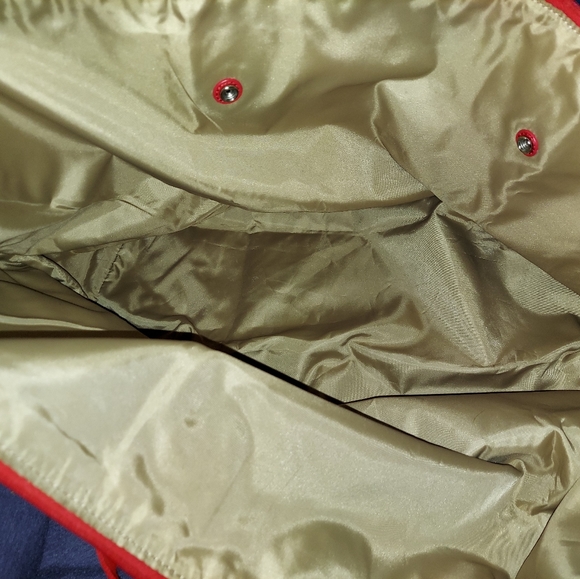 Coach Nylon Packable Weekender Bag - RED ❤ - Picture 11 of 15